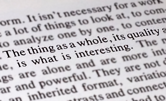 How whole need whole be?