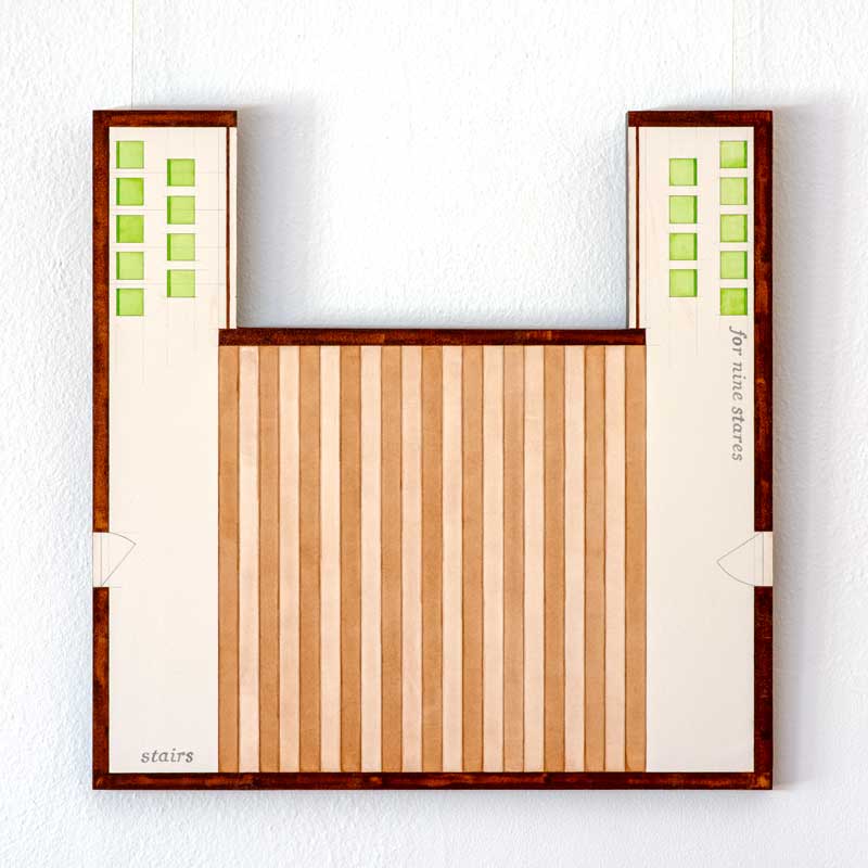 To stare at a stare 21 stairs away